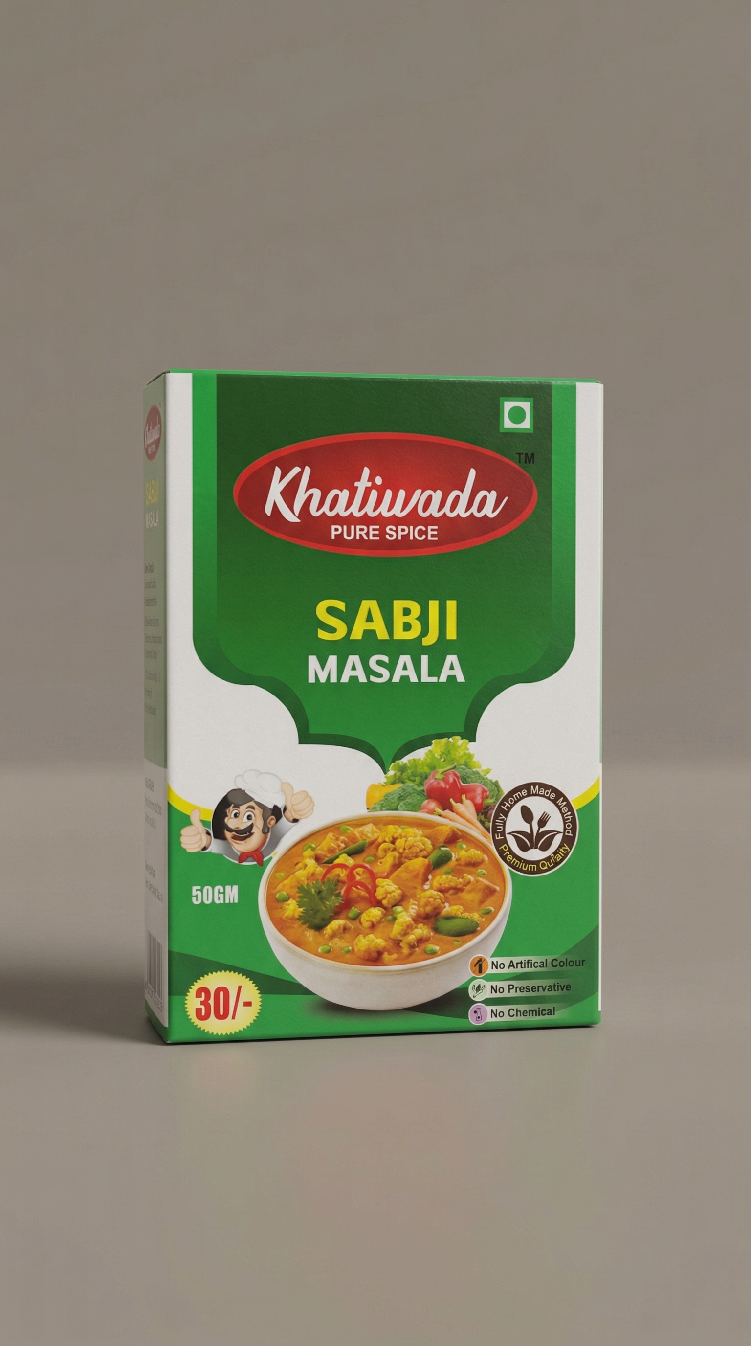 Khatiwada Sabji Masala pack